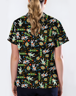 Astronaut Dreams Medical Women Scrub Top