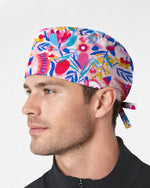 Pink Paradise Flora Scrub Cap