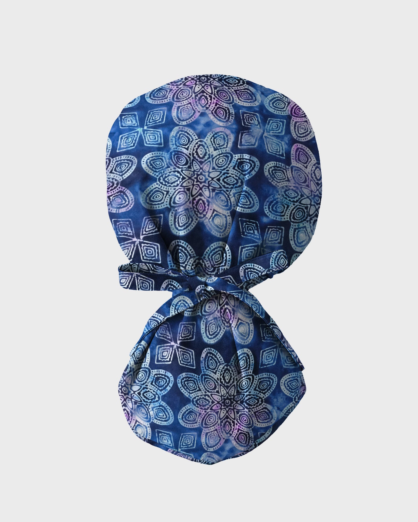 Serene Geometric Bloom Scrub Cap