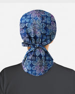 Serene Geometric Bloom Scrub Cap