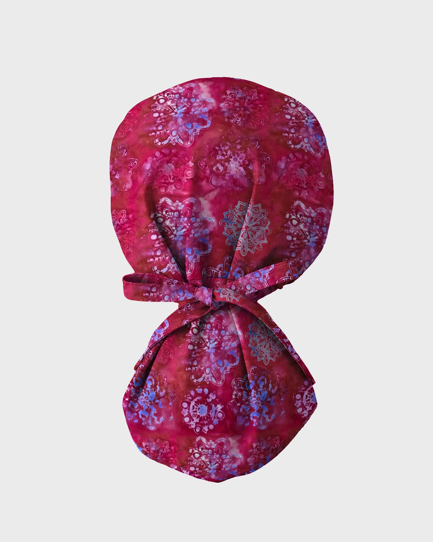 Rose Mandala Bloom Scrub Cap