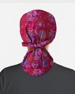 Rose Mandala Bloom Scrub Cap