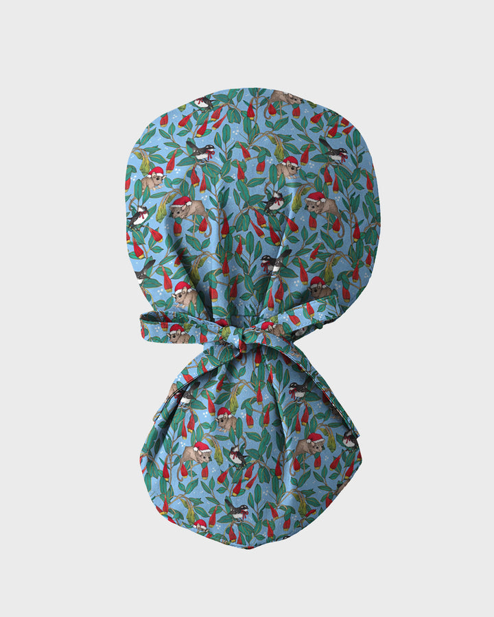 Festive Bushland Bloom Scrub Cap