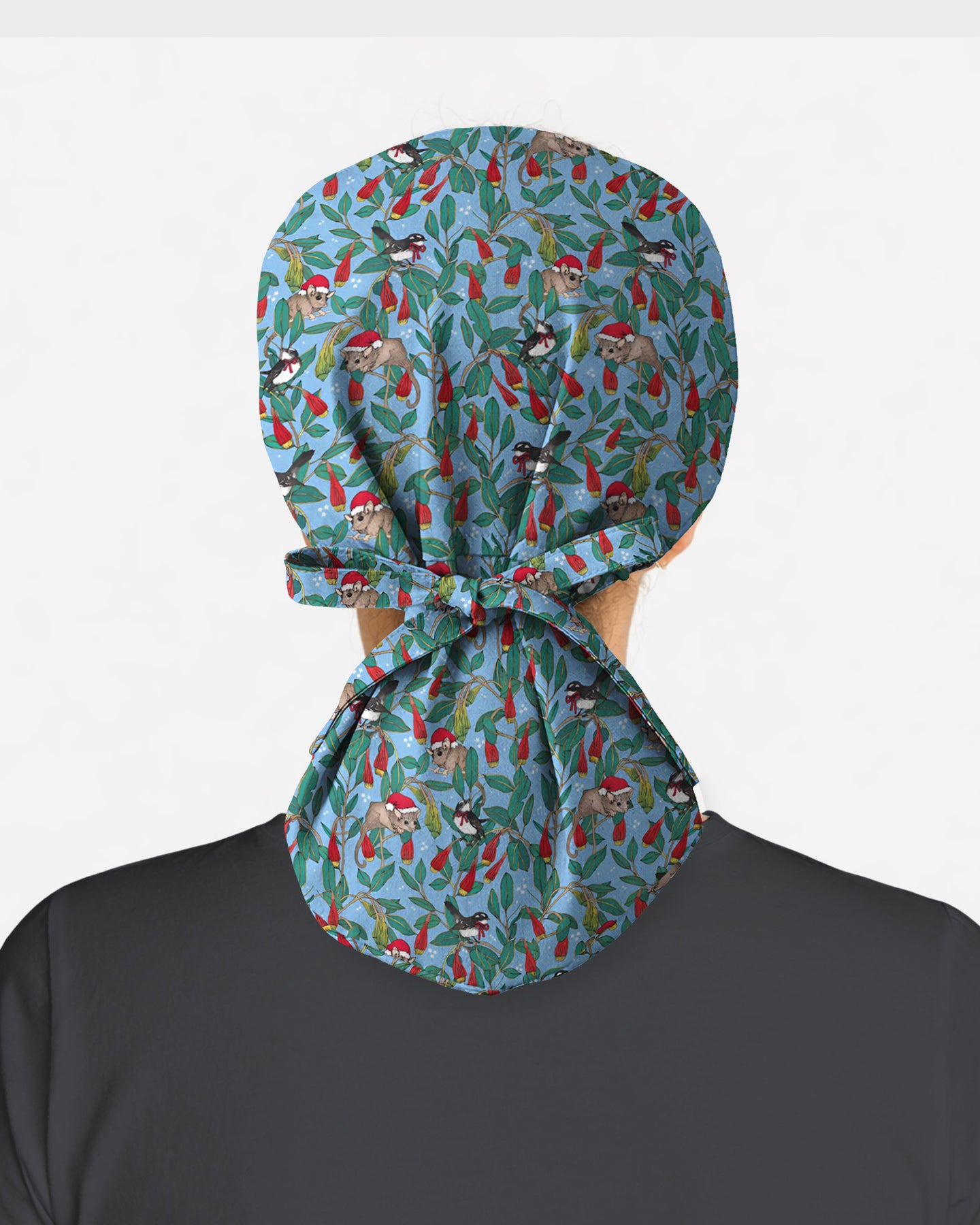 Festive Bushland Bloom Scrub Cap