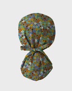 Bright Wildflower Meadow Scrub Cap