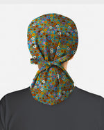 Bright Wildflower Meadow Scrub Cap