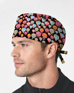 Colorful Hot Air Balloons Scrub Cap