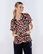 Ocean Wonders Medical Women Scrub Top