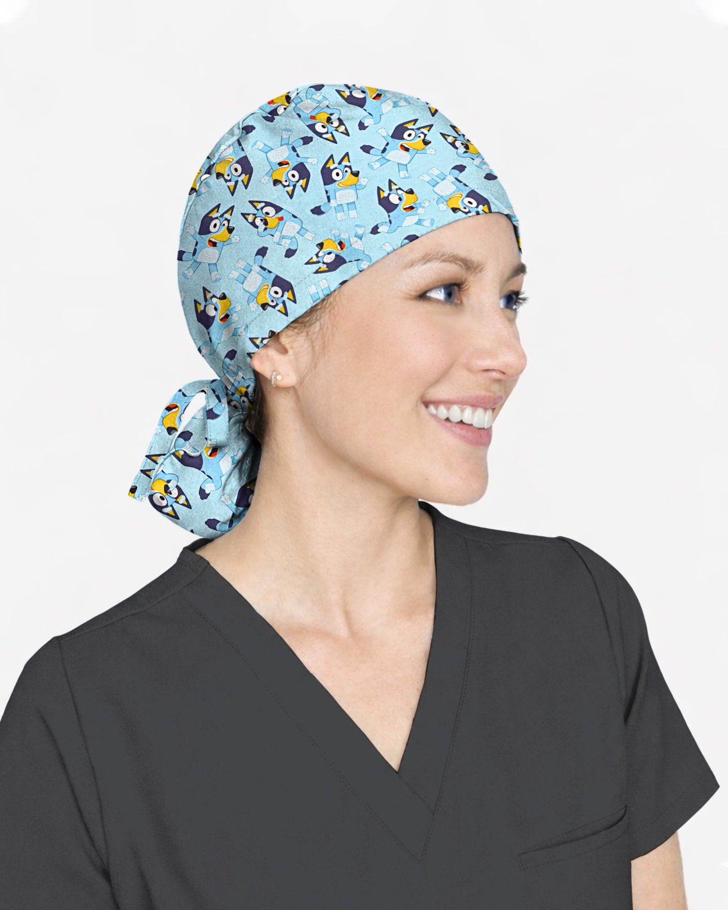 Bluey Smiles Healthcare Scrub Cap