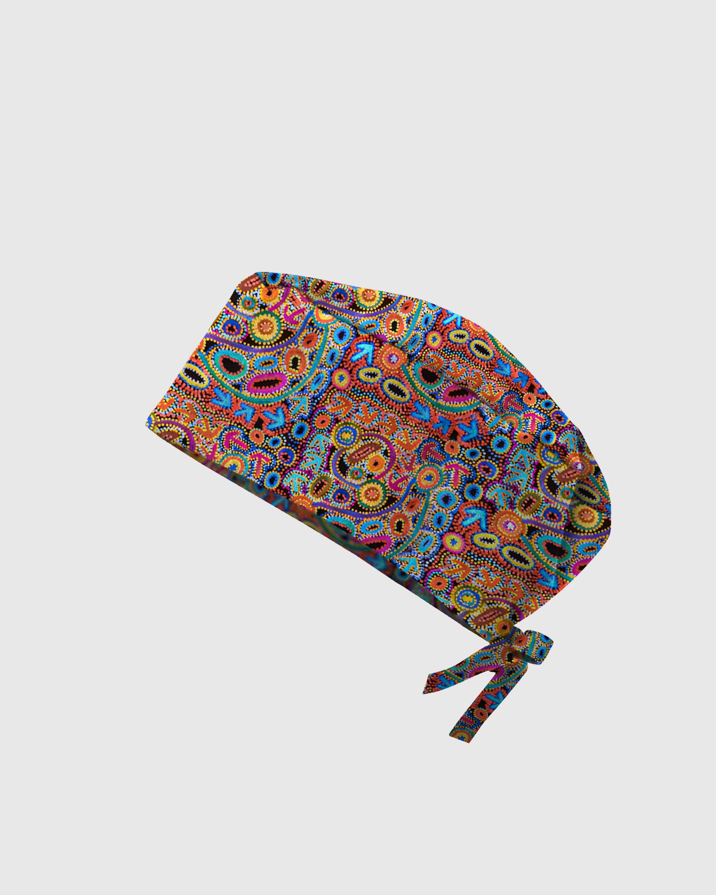 Colorburst Paisley Nursing Scrub Cap