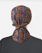 Colorburst Paisley Nursing Scrub Cap