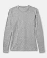 Supersoft Long-Sleeve Underscrub Light Gray