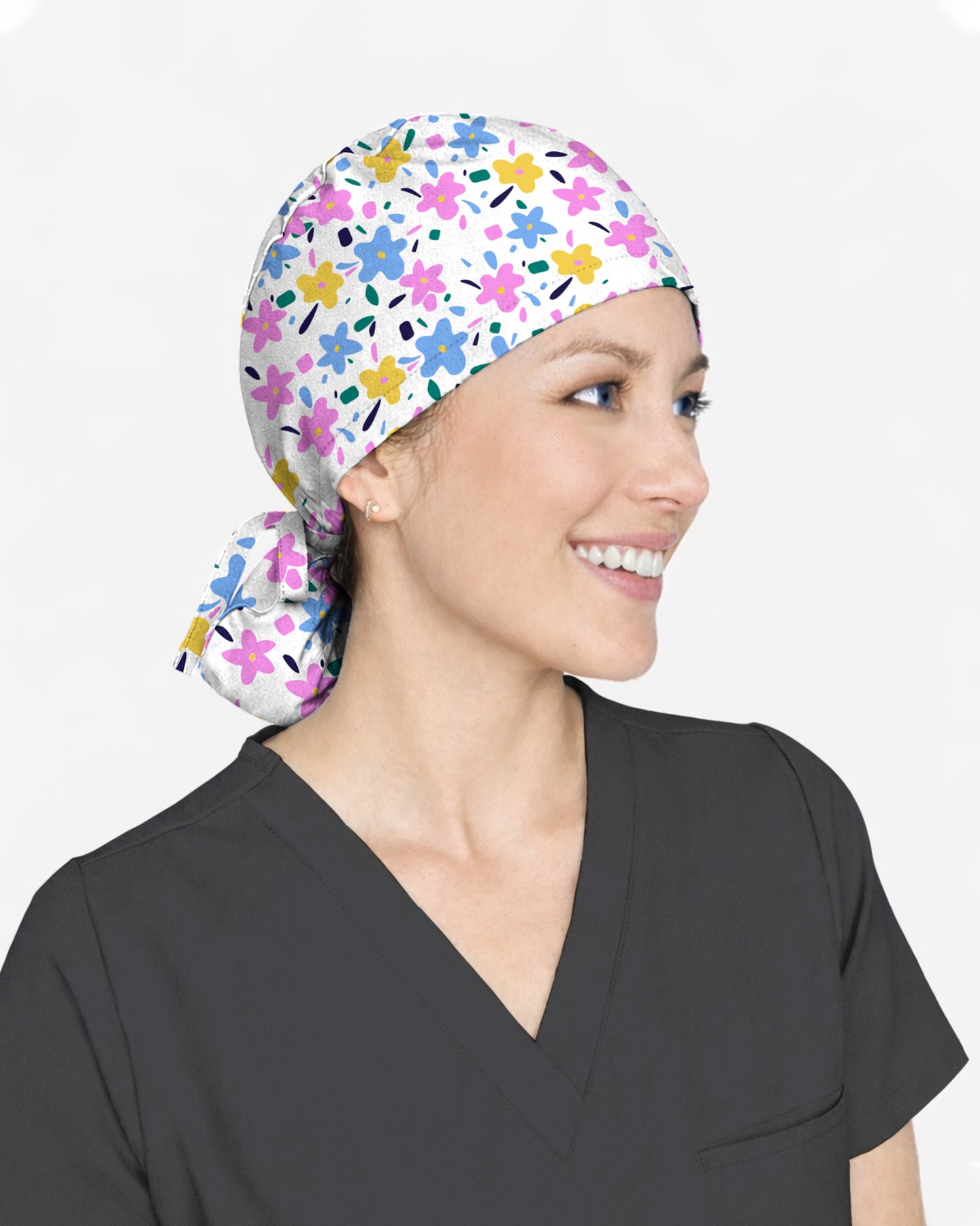 Spring Blossom Scrub Cap