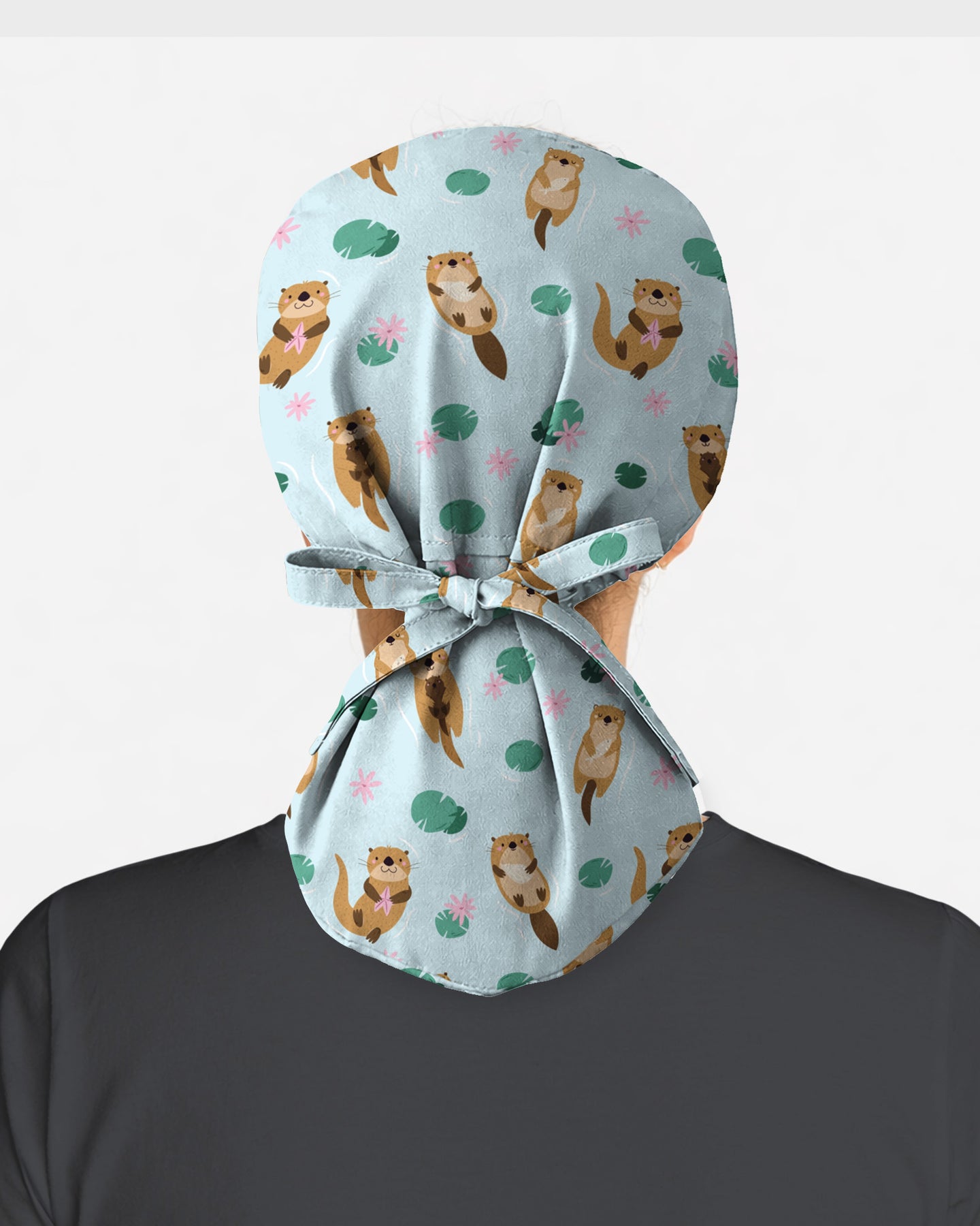 Happy Otter Scrub Cap