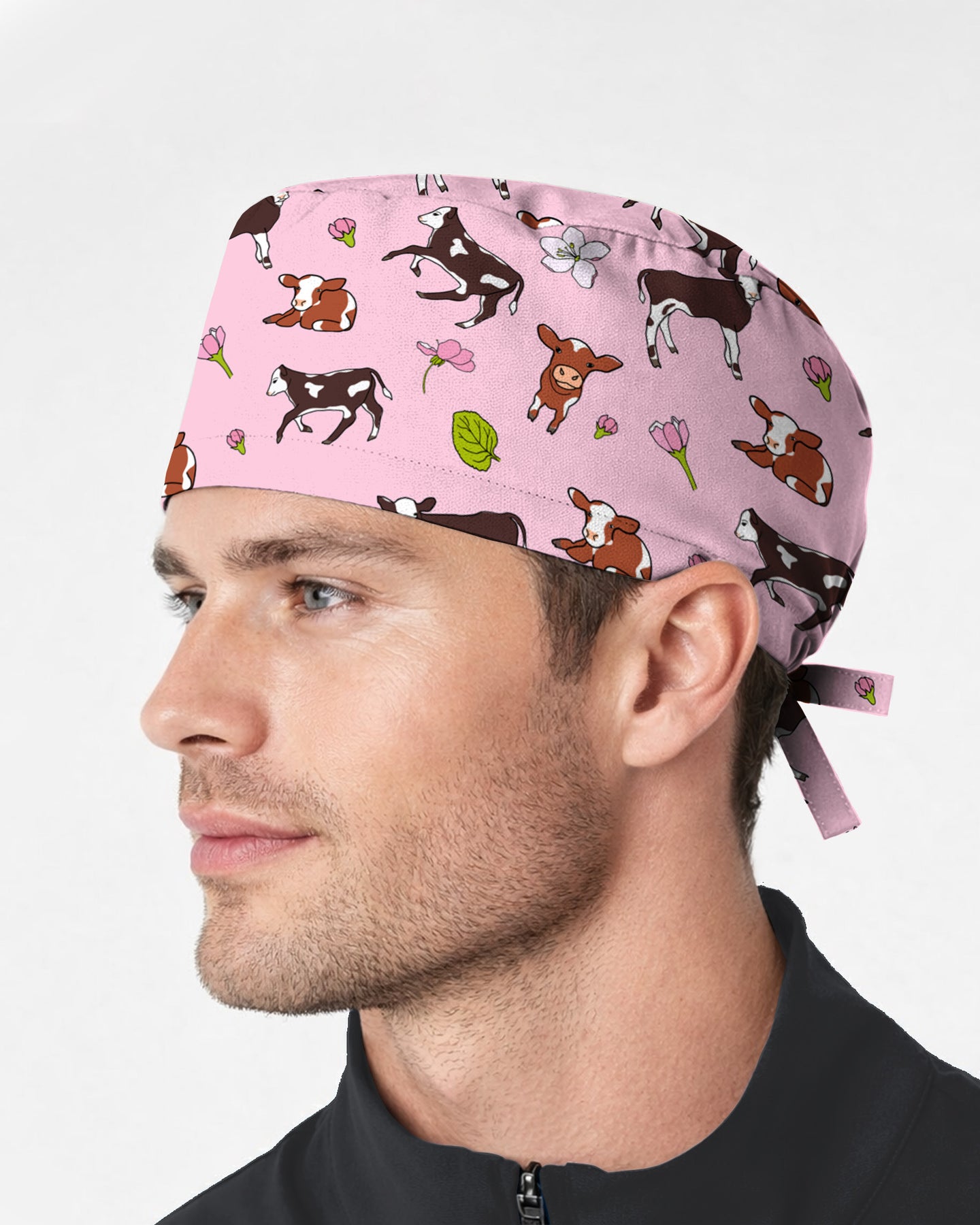 Farm Cow Scrub Cap