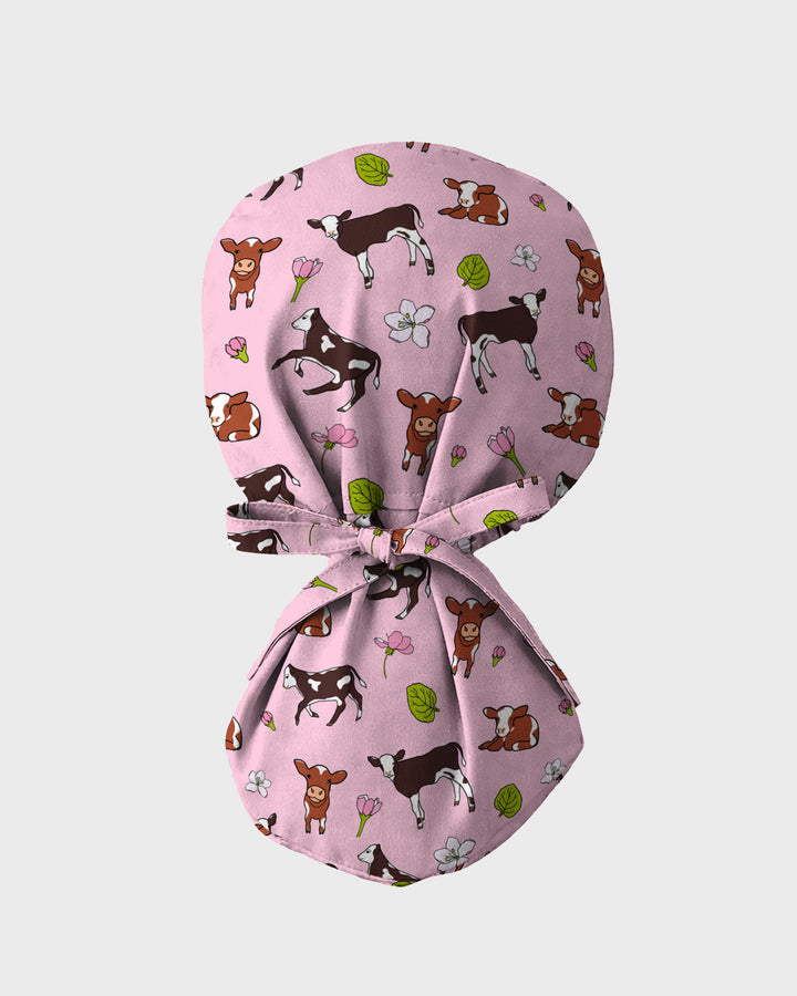 Farm Cow Scrub Cap