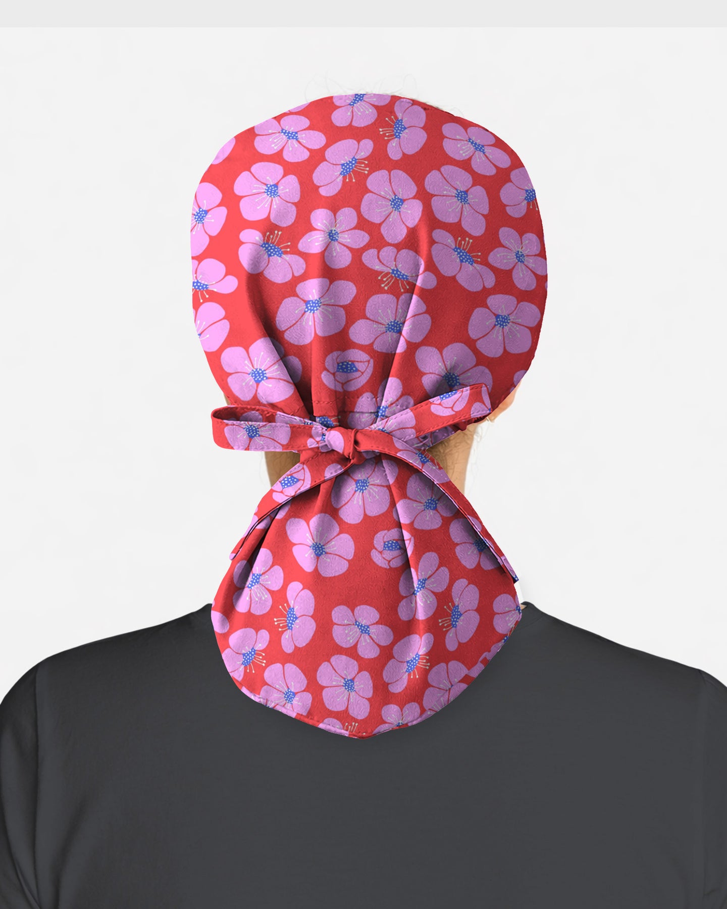 Blooming Flower Scrub Cap