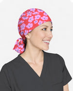 Blooming Flower Scrub Cap