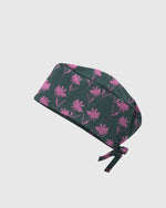 Pink Meadow Flowers Scrub Cap