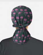 Pink Meadow Flowers Scrub Cap