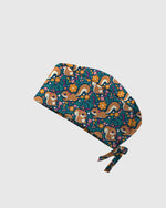 Cute Squirrel Meadow Scrub Cap