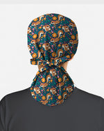 Cute Squirrel Meadow Scrub Cap