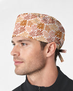Vintage Daisy Field Scrub Cap