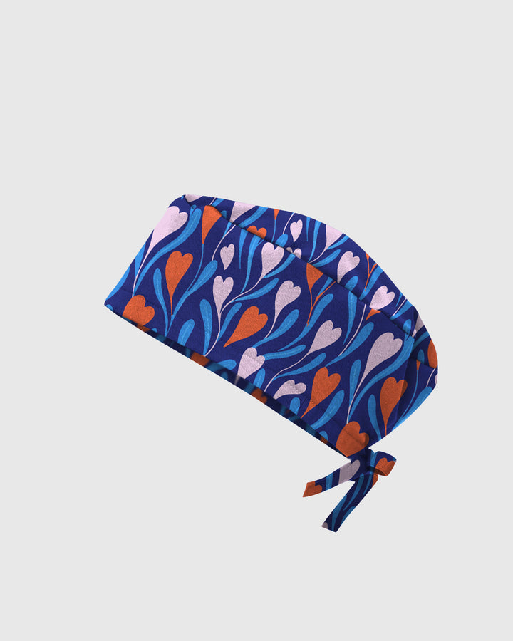 Sweet Heart Waves Scrub Cap