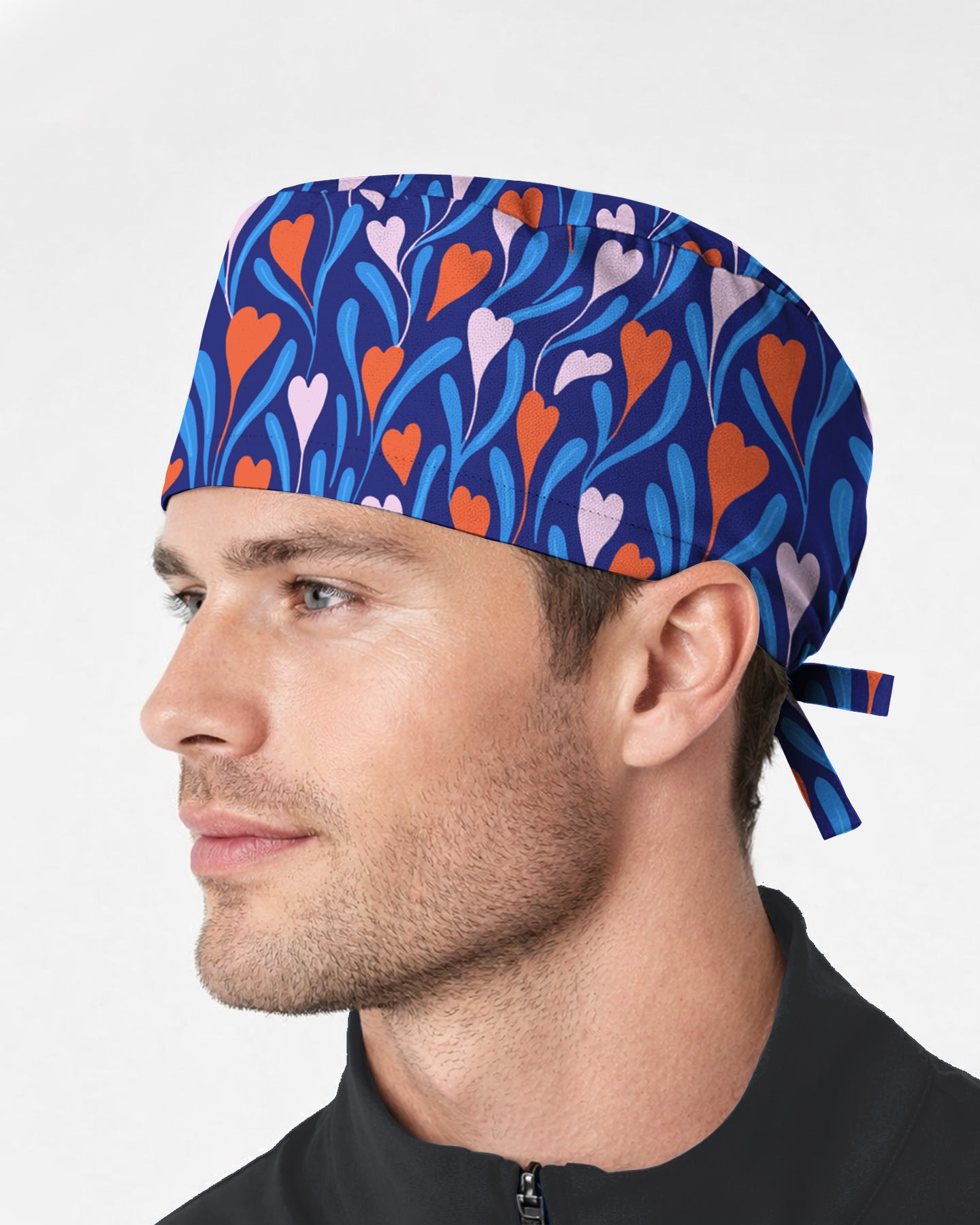 Sweet Heart Waves Scrub Cap