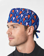 Sweet Heart Waves Scrub Cap