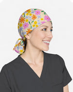Happy Daisy Mix Scrub Cap