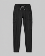 Curved High-Rise Scrub Legging Black