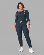Curved High-Rise Scrub Legging Dark Harbor