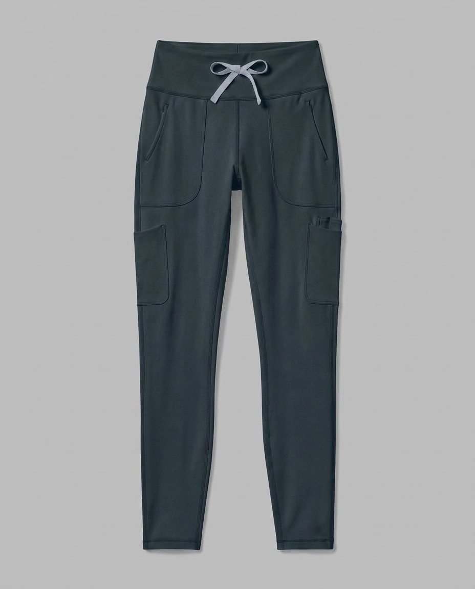 Curved High-Rise Scrub Legging Dark Harbor