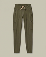 Curved High-Rise Scrub Legging Olive