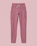 Curved High-Rise Scrub Legging Mauve