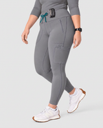 Curved High-Rise Scrub Legging Heather Gray