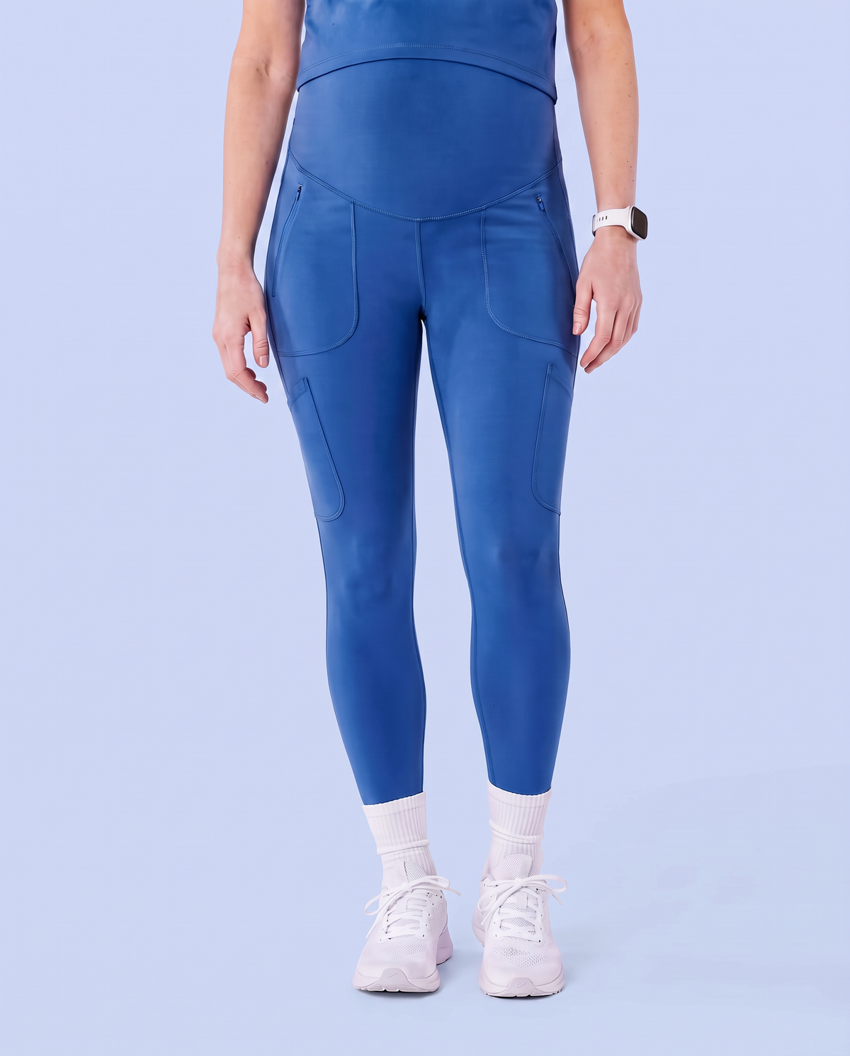 Maternity Scrub Legging Royal Blue