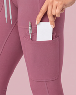 Curved High-Rise Scrub Legging Mauve