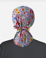 Joyful Doodle Garden Scrub Cap