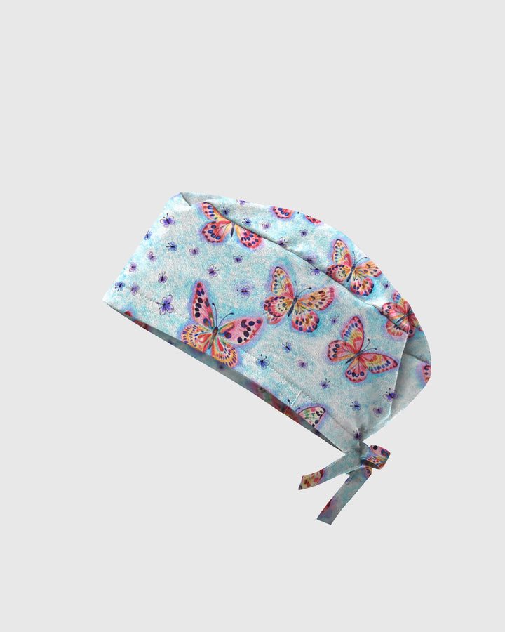 Dreamy Butterflies Scrub Cap
