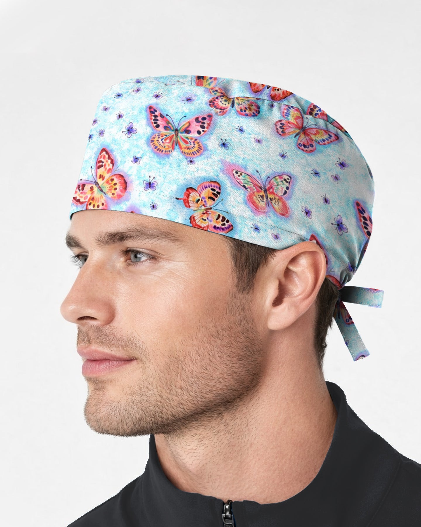 Dreamy Butterflies Scrub Cap