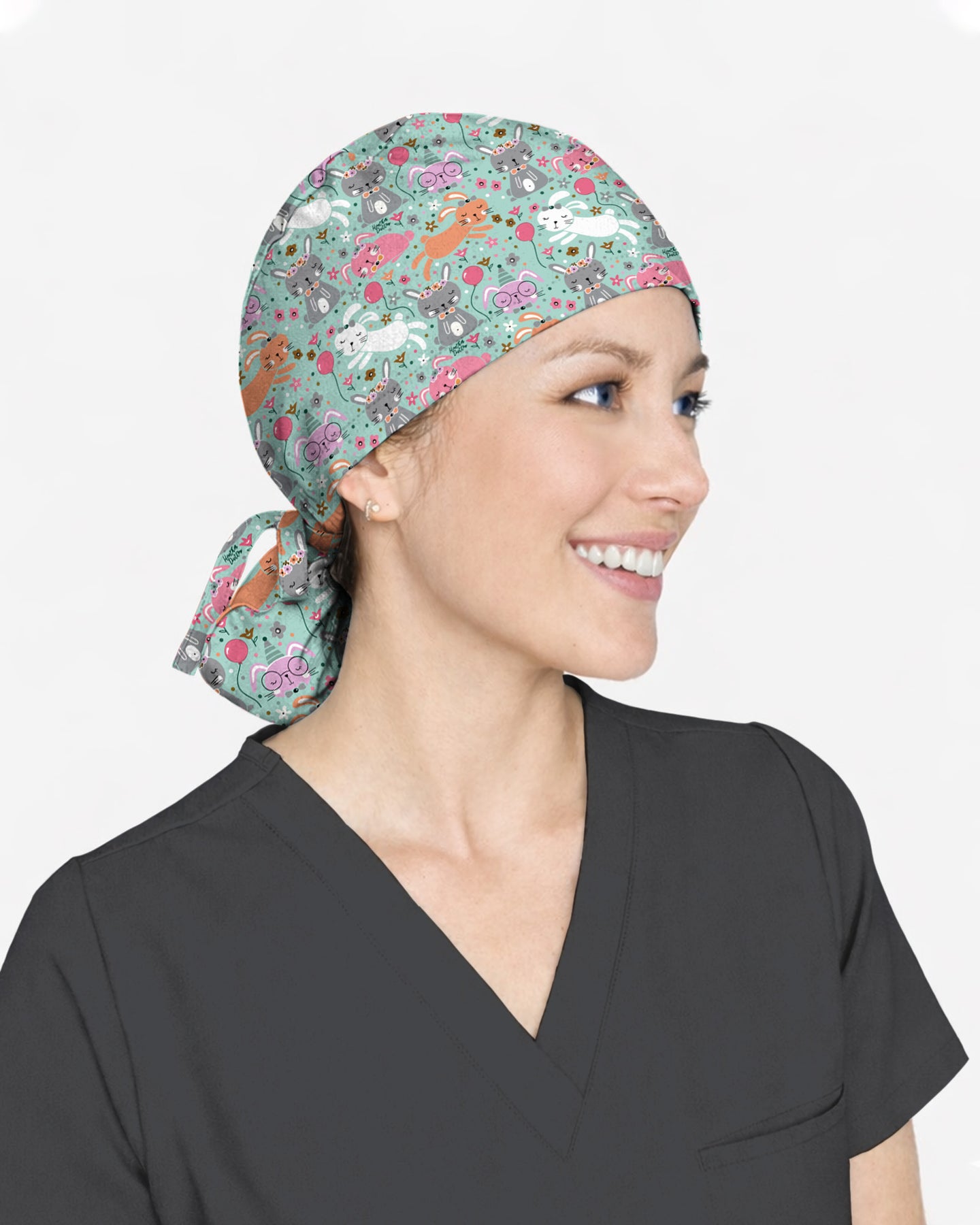 Little Pet Friends Scrub Cap