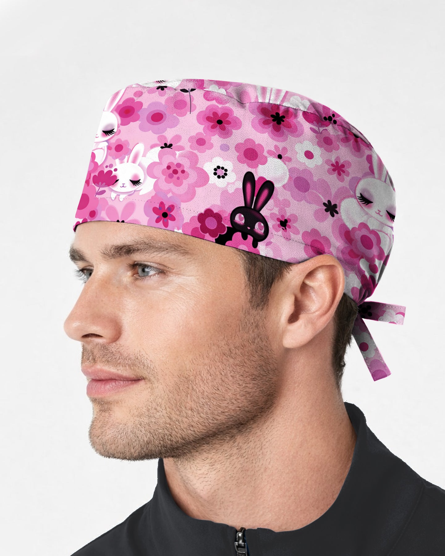 Happy Bunny Garden Scrub Cap