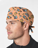 Purrfect Coffee Break Scrub Cap