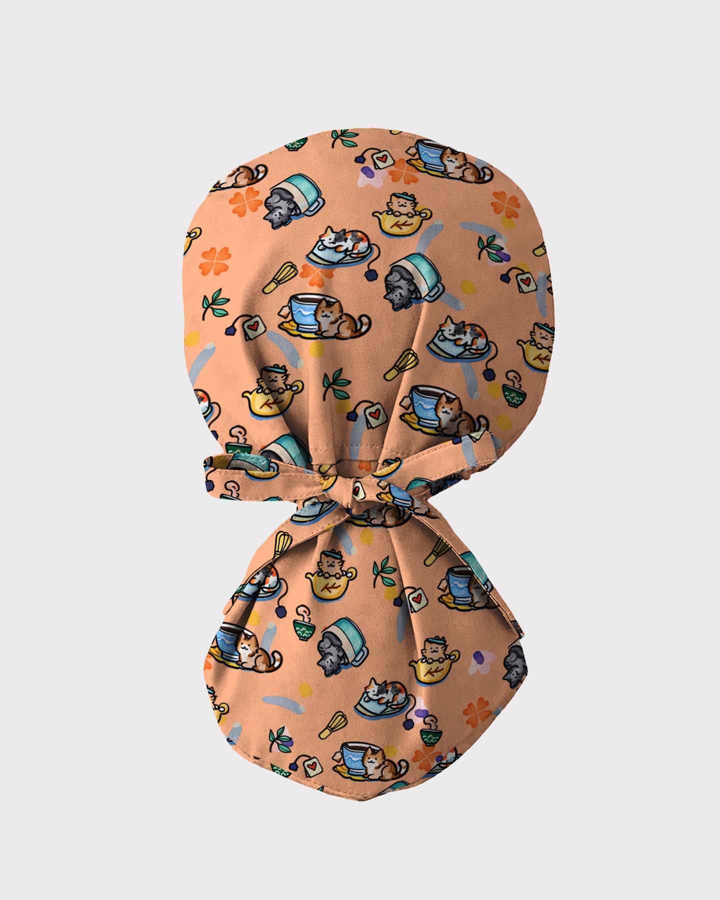 Purrfect Coffee Break Scrub Cap