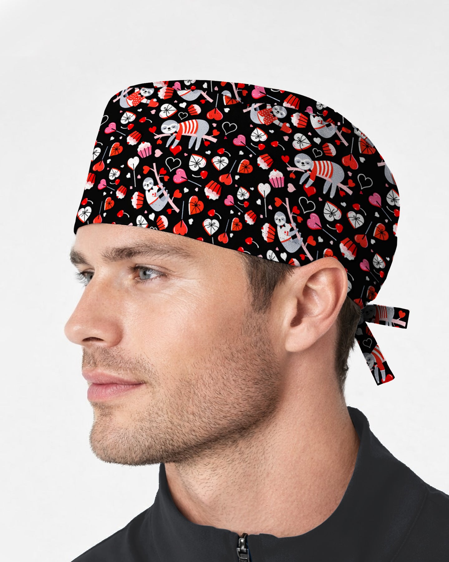Sloth Love Scrub Cap