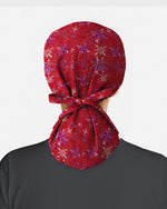 Festive Snowflakes Scrub Cap