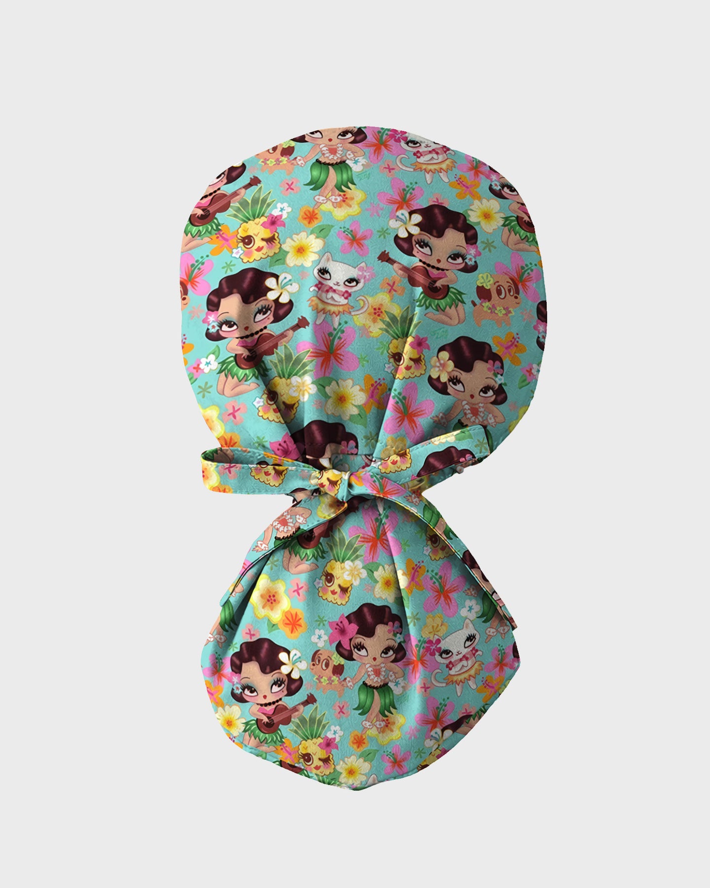 Hula Girl Paradise Scrub Cap