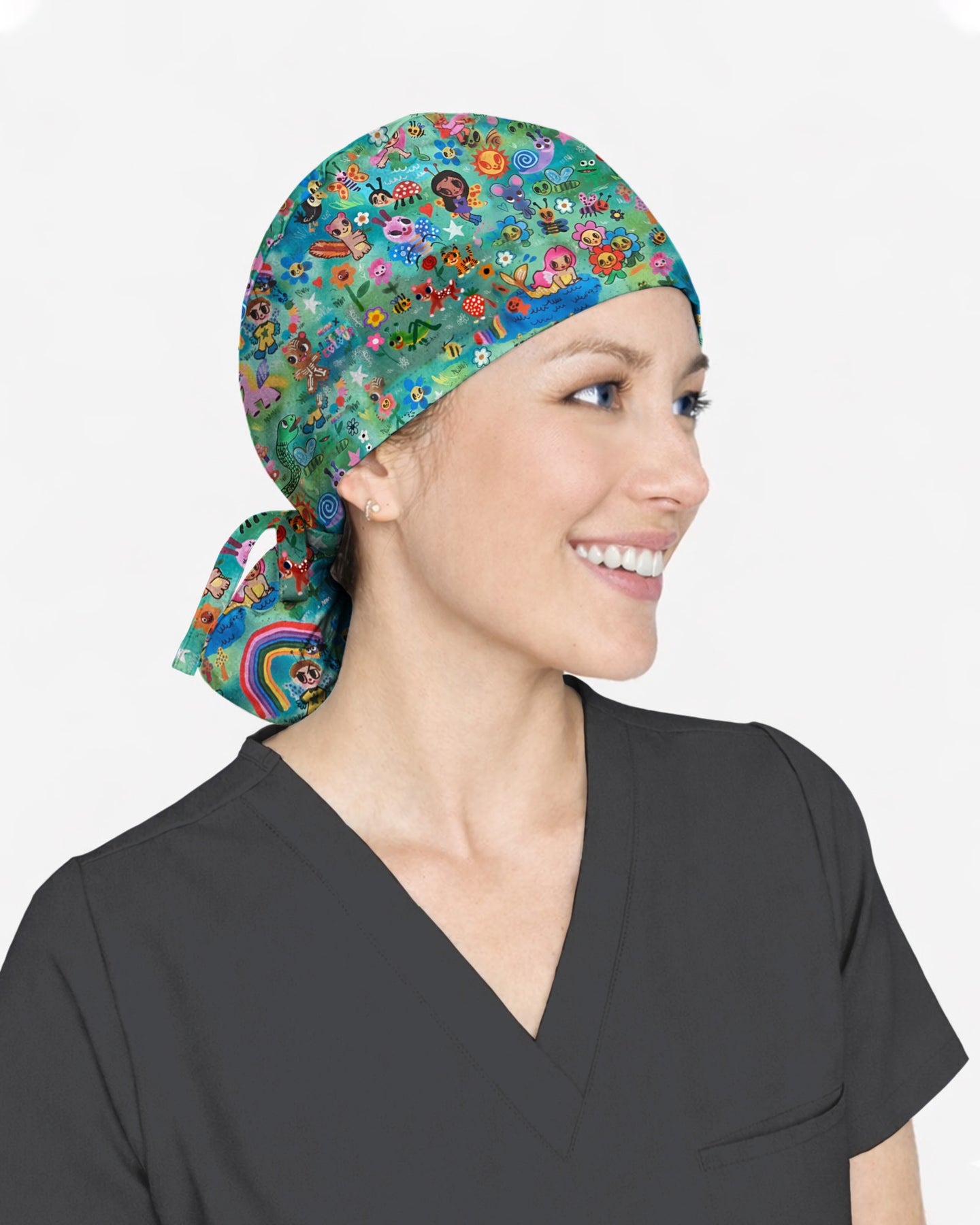 Little Garden Adventure Scrub Cap